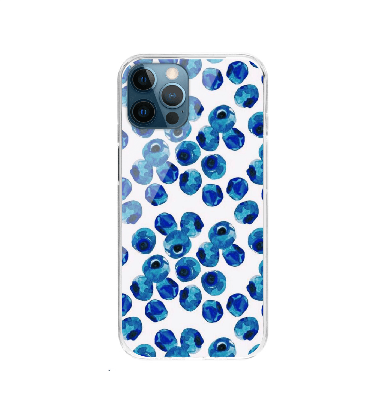 Blueberries - Silicon Case For Apple iPhone Models
