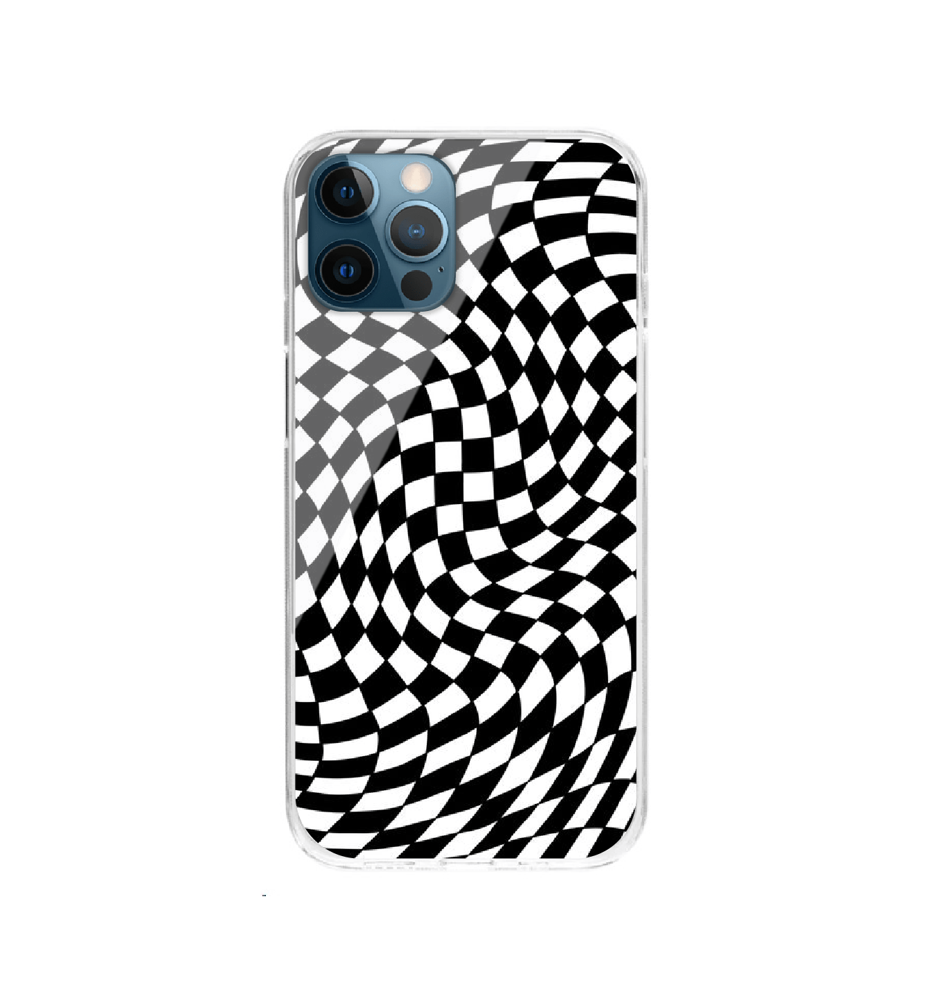 Checks - Silicon Case For Apple iPhone Models