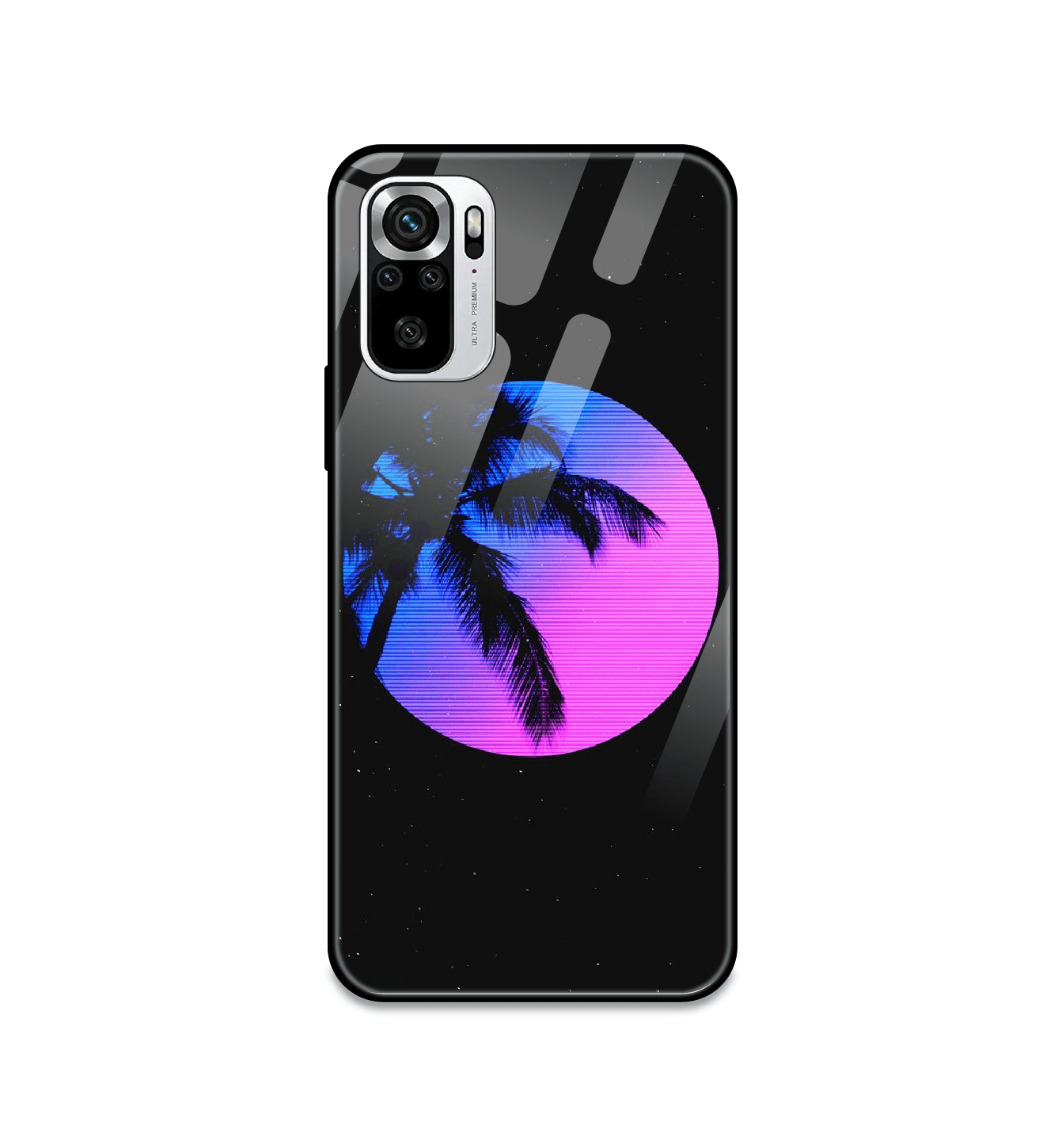 Night Terror Synthwave - Glass Cases For Redmi Models