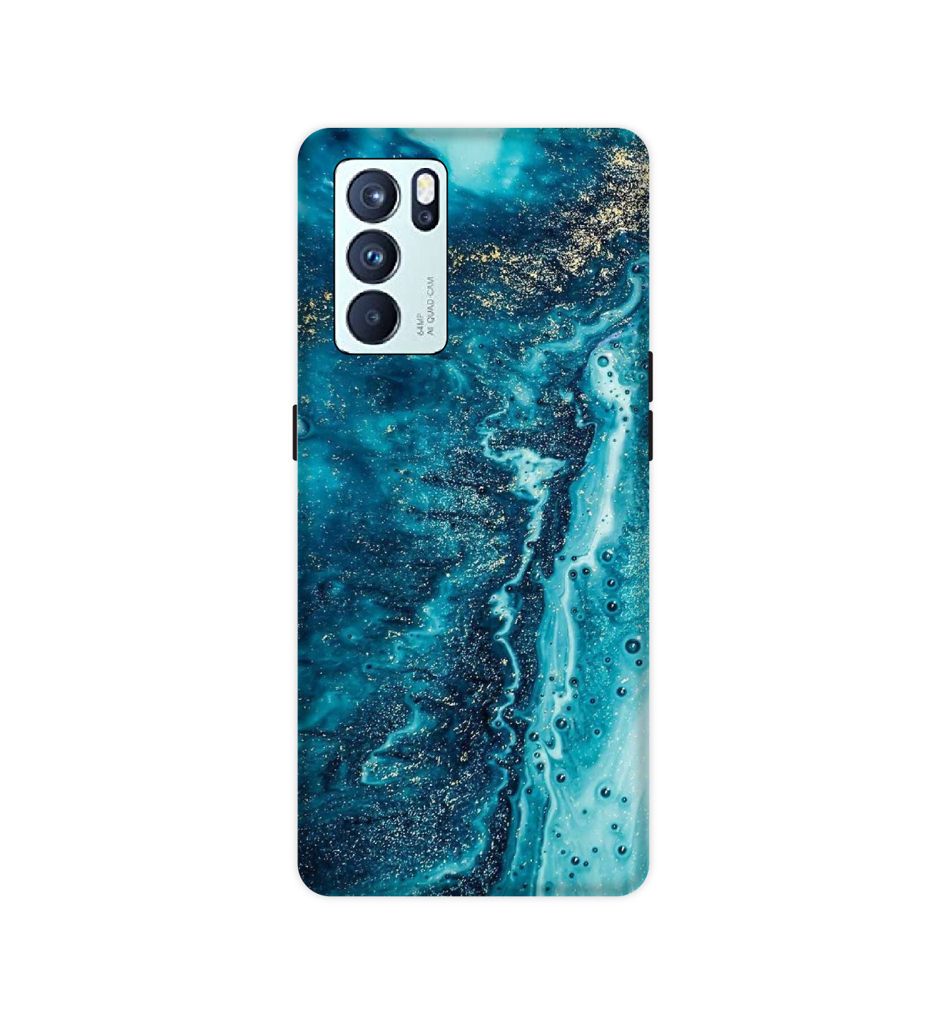 Blue Watermarble - Hard Cases For Oppo Models