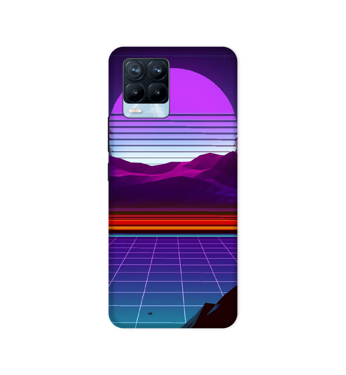 Electrofloor Synthwave  - Hard Cases For Realme Models
