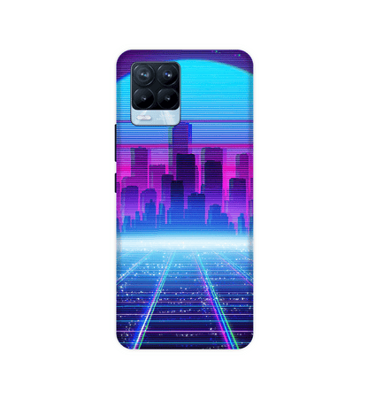 Cityscape Synthwave  - Hard Cases For Realme Models