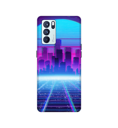 Cityscape Synthwave - Hard Cases For Oppo Models