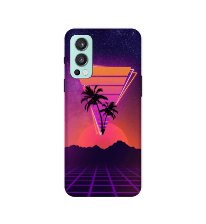 Sunset Grid Synthwave - Hard Cases For One Plus Models