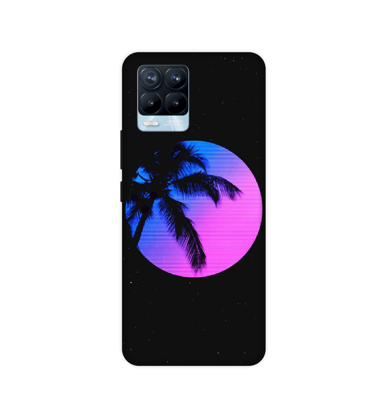 Night Terror Synthwave  - Hard Cases For Realme Models