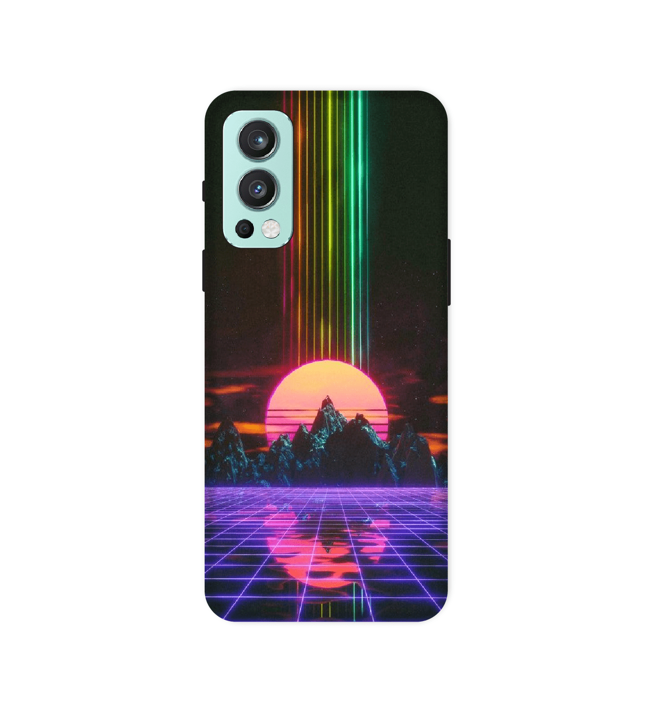 Retro Sunset Synthwave- Hard Cases For OnePlus Models