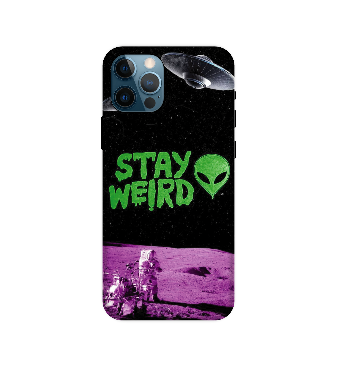 Stay Weird- Hard Cases For Apple iPhone Models