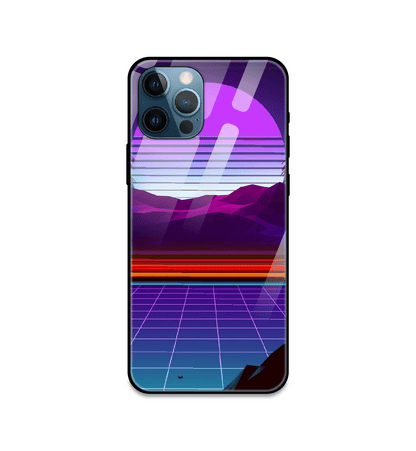 Electrofloor Synthwave - Glass Cases For iPhone Models