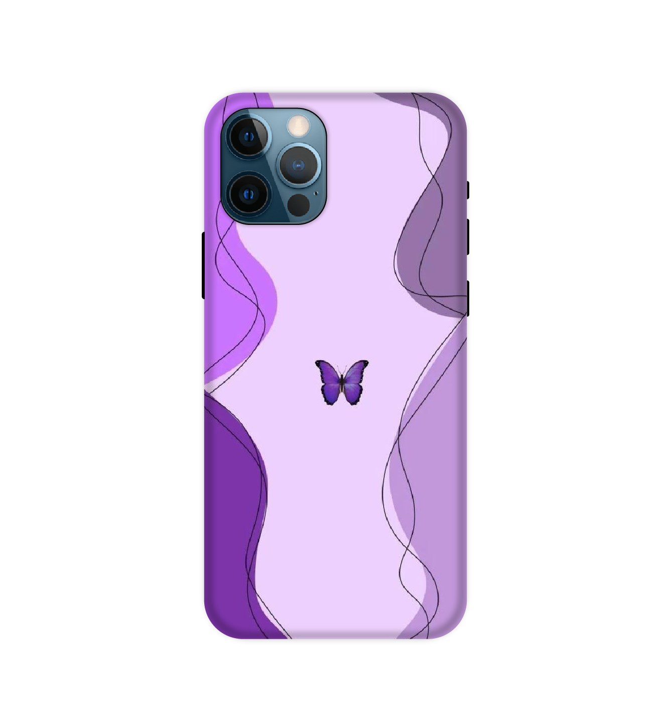 Purple Butterfly - Hard Cases For Apple iPhone Models