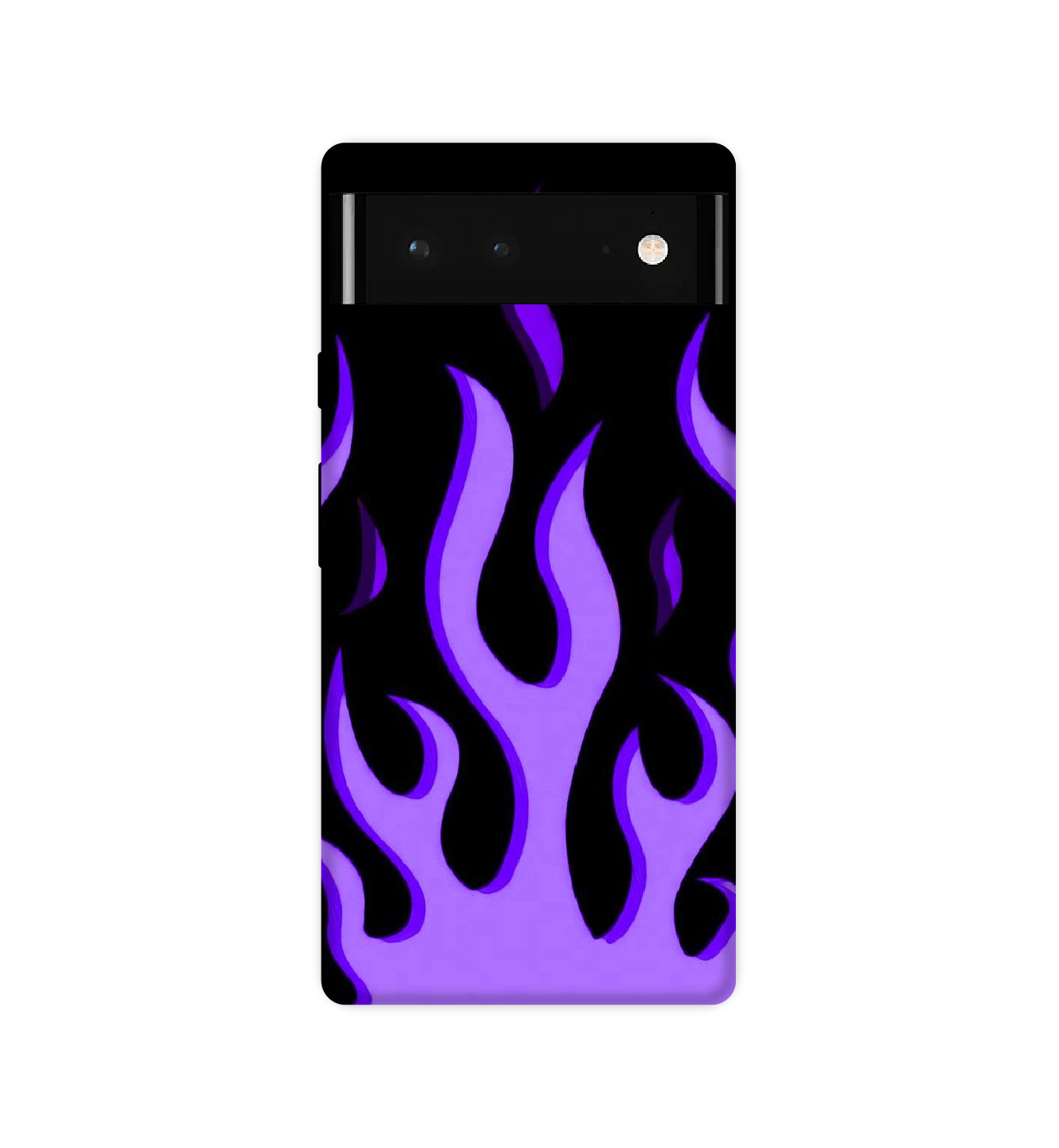 Purple Flames - Hard Cases For Google Models