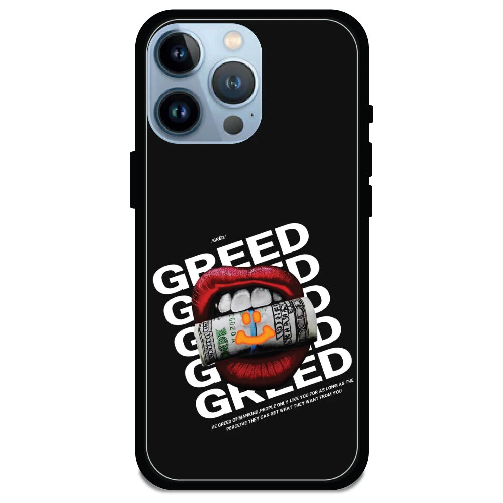 Greed - Armor Case For Apple iPhone Models 14 Pro Max