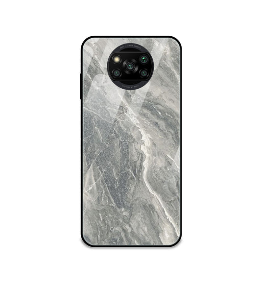 Graphite Grey Marble - Glass Cases For Poco Models