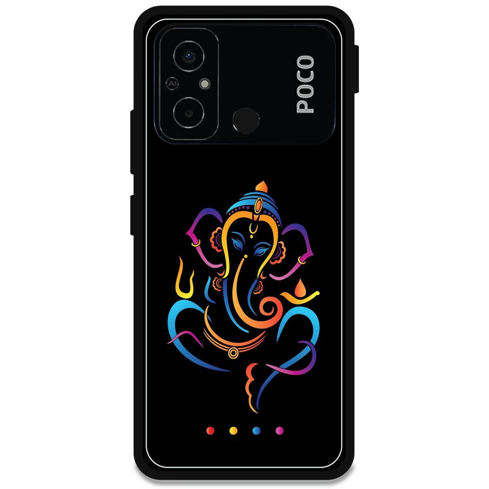 Lord Ganapati - Armor Case For Poco Models Poco C55