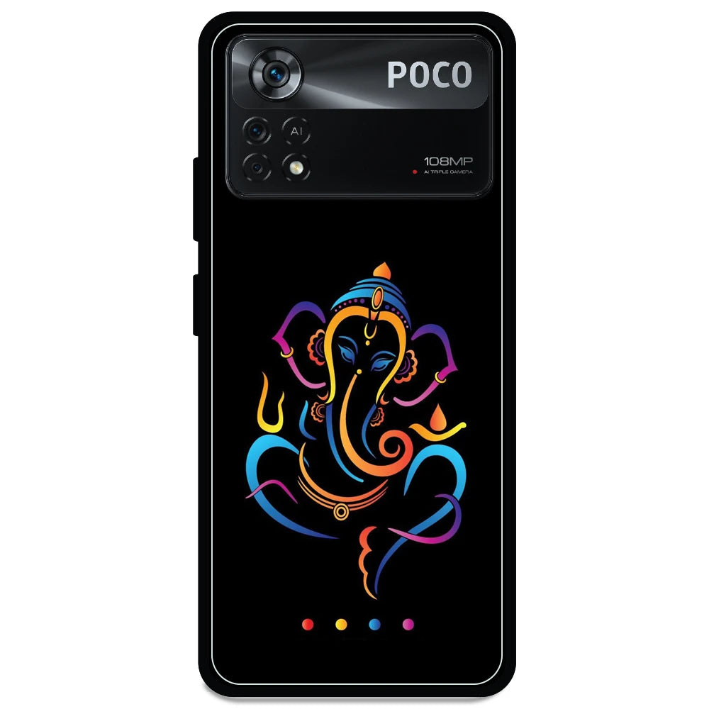 Lord Ganapati - Armor Case For Poco Models Poco X4 Pro 5G