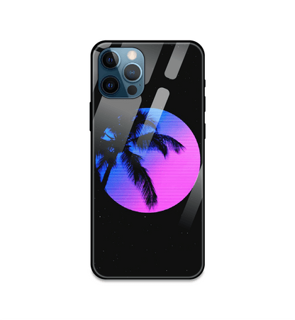 Night Terror Synthwave - Glass Cases For iPhone Models