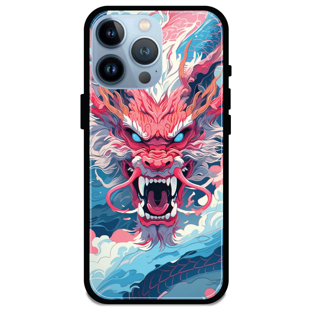 Pink Dragon - Armor Case For Apple iPhone Models 14 Pro Max