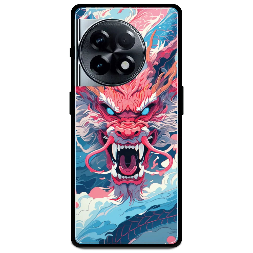 Pink Dragon - Armor Case For OnePlus Models One Plus Nord 11R