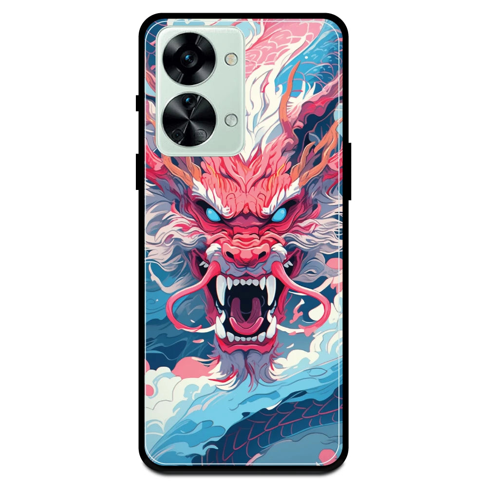 Pink Dragon - Armor Case For OnePlus Models One Plus Nord 2T