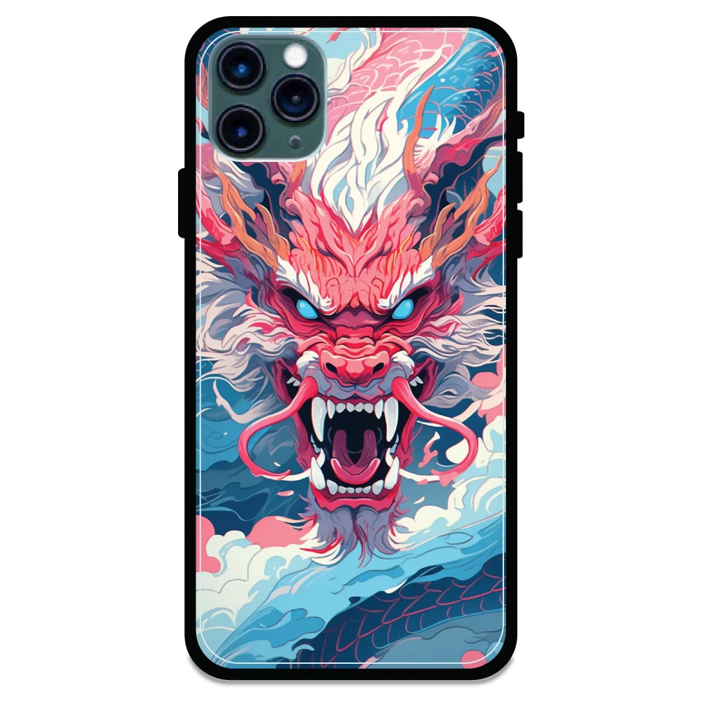 Pink Dragon - Armor Case For Apple iPhone Models 11 Pro 
