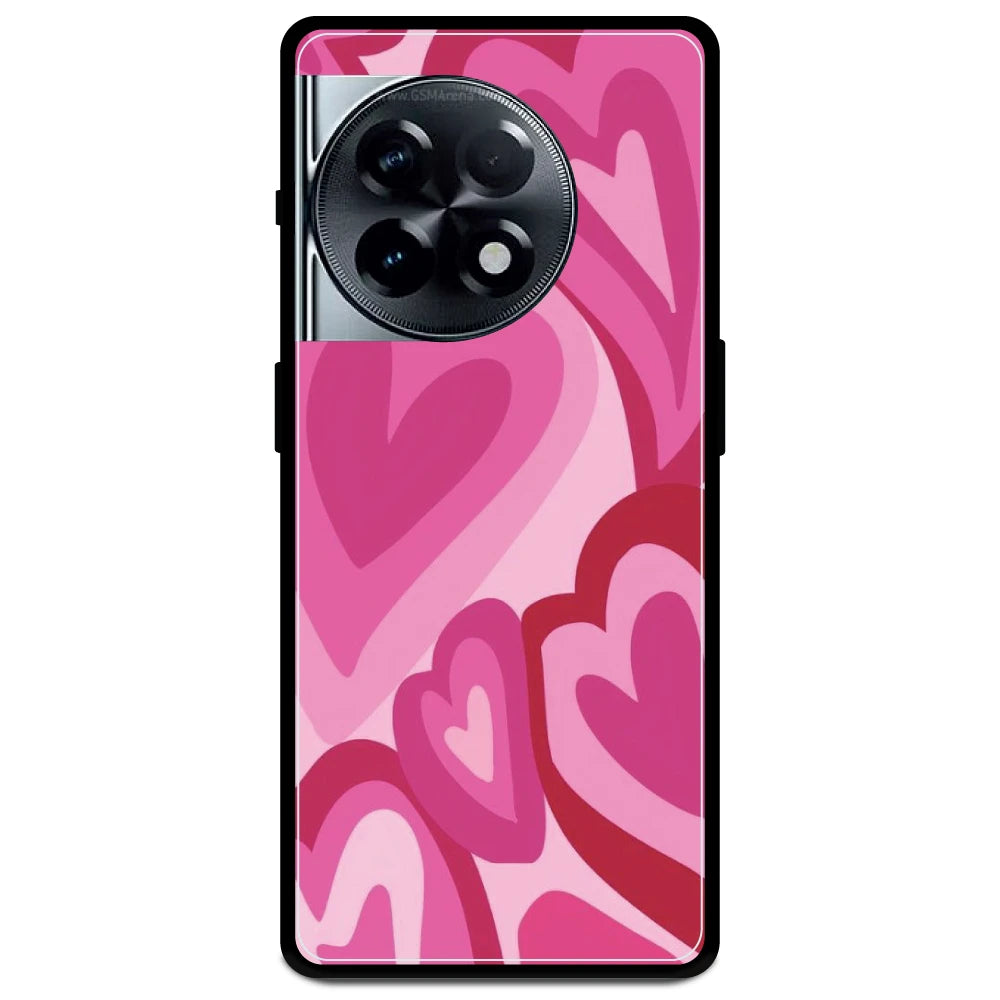 Pink Mini Hearts Armor Case OnePlus 11R