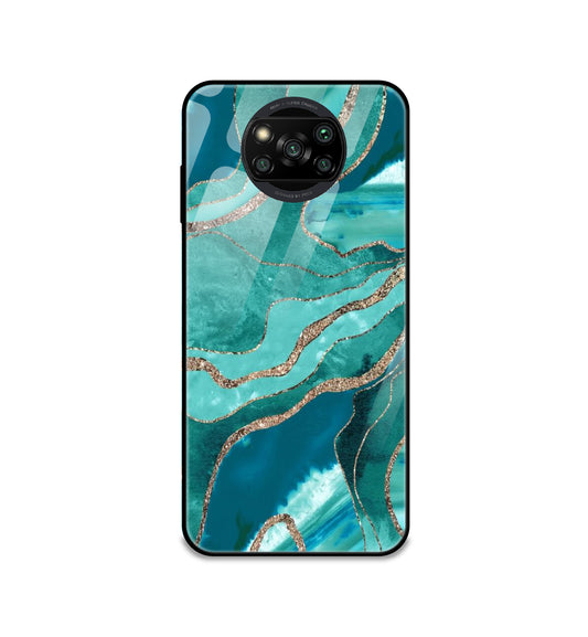 Green Marble - Glass Cases For Poco Models