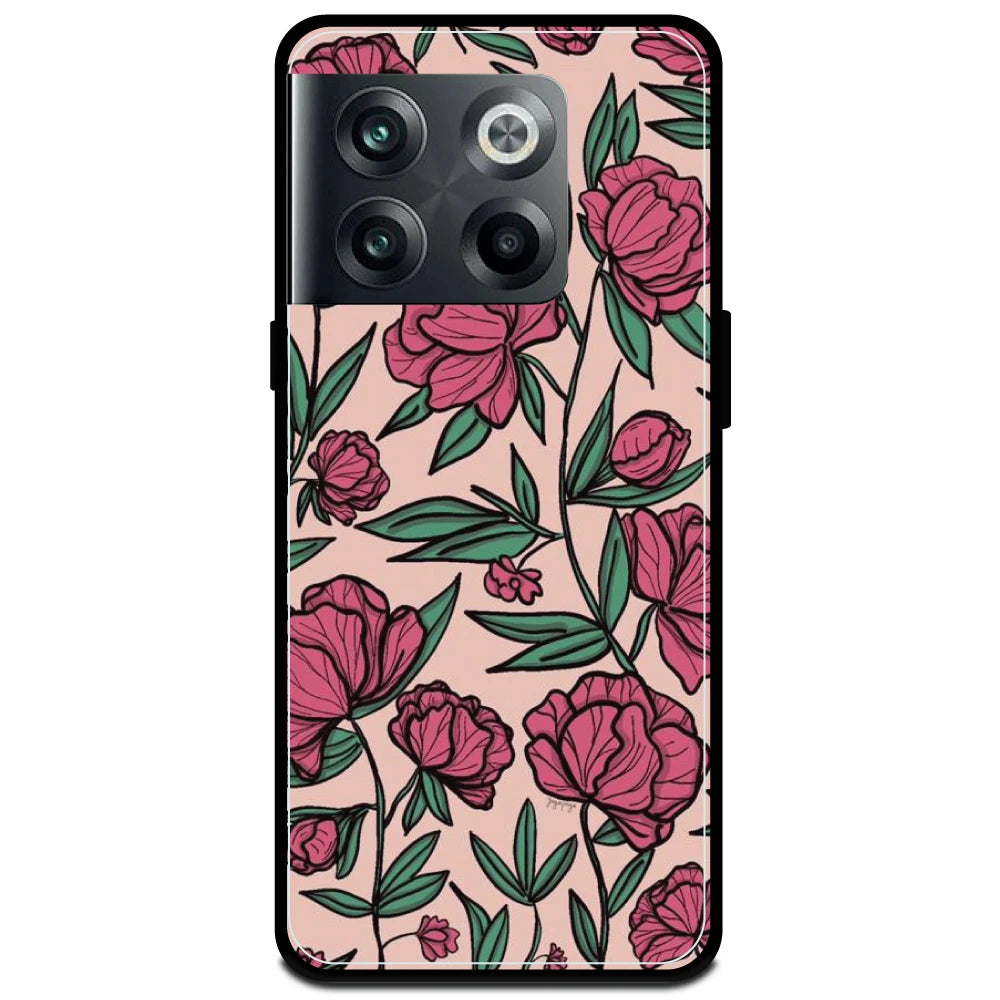 Pink Roses Armor Case OnePlus 10T