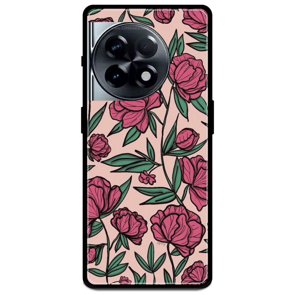 Pink Roses Armor Case OnePlus 11R