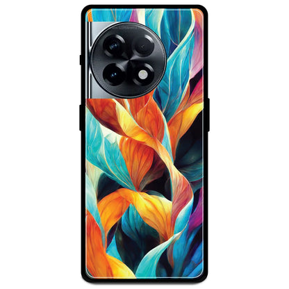 Leaves Abstract Art - Armor Case For OnePlus Models One Plus Nord 11R