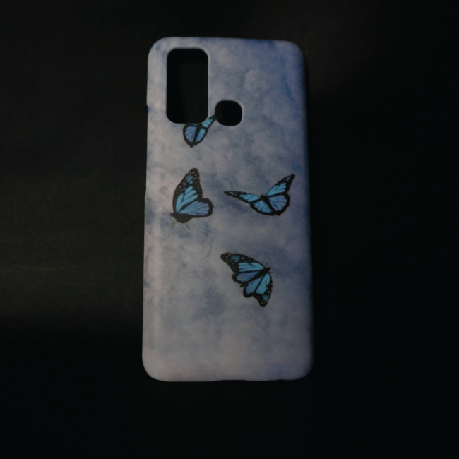 Blue Butterflies Hard Case- Vivo Y30/Y50