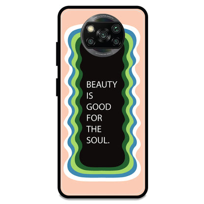 'Beauty Is Good For The Soul' - Armor Case For Poco Models Poco X3