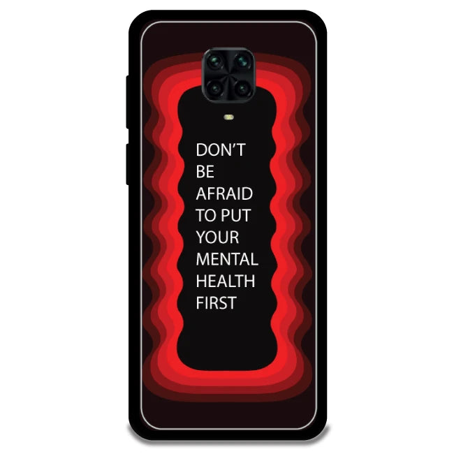 'Don't be Afraid To Put Your Mental Health First' - Armor Case For Poco Models Poco M2 Pro