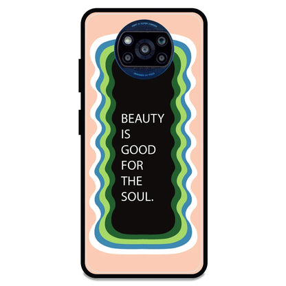 'Beauty Is Good For The Soul' - Armor Case For Poco Models Poco X3 Pro