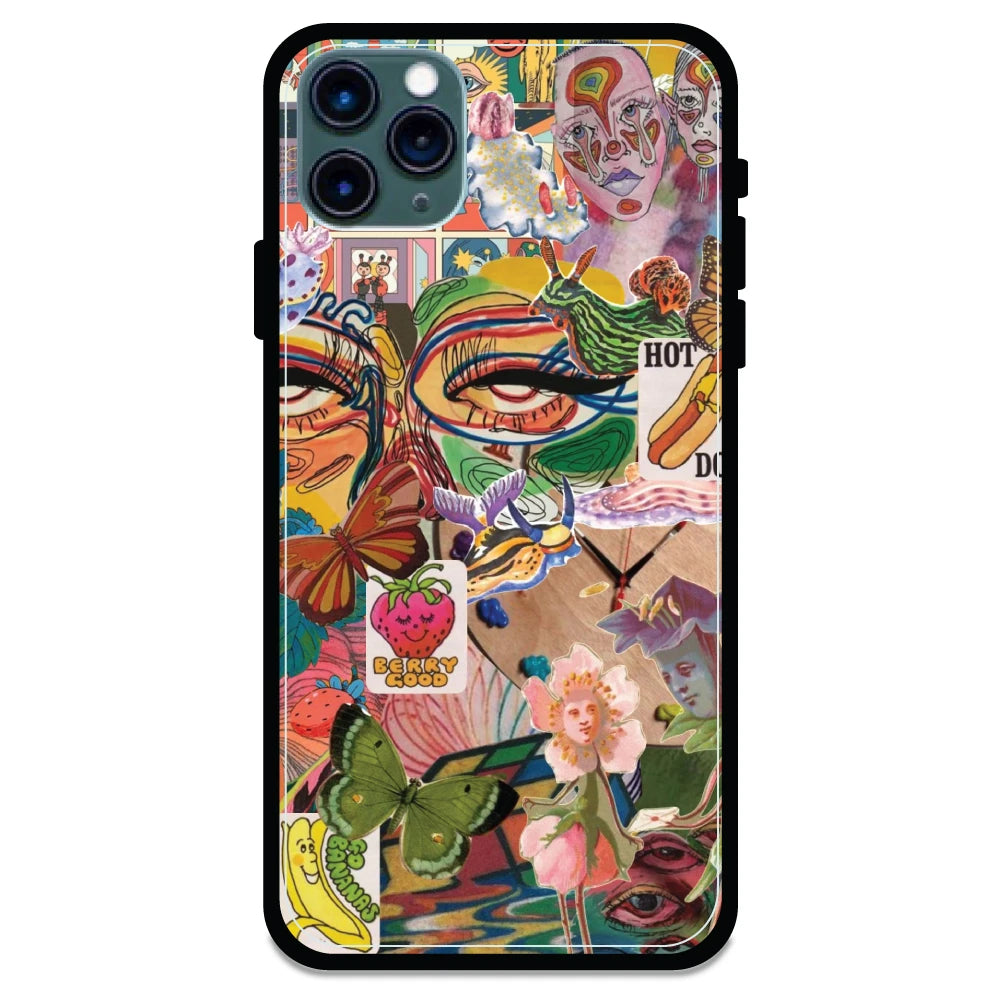 Vintage Collage - Armor Case For Apple iPhone Models 11 Pro Max