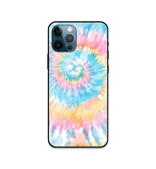Pastel Tie Dye - Glass Cases For iPhone Models