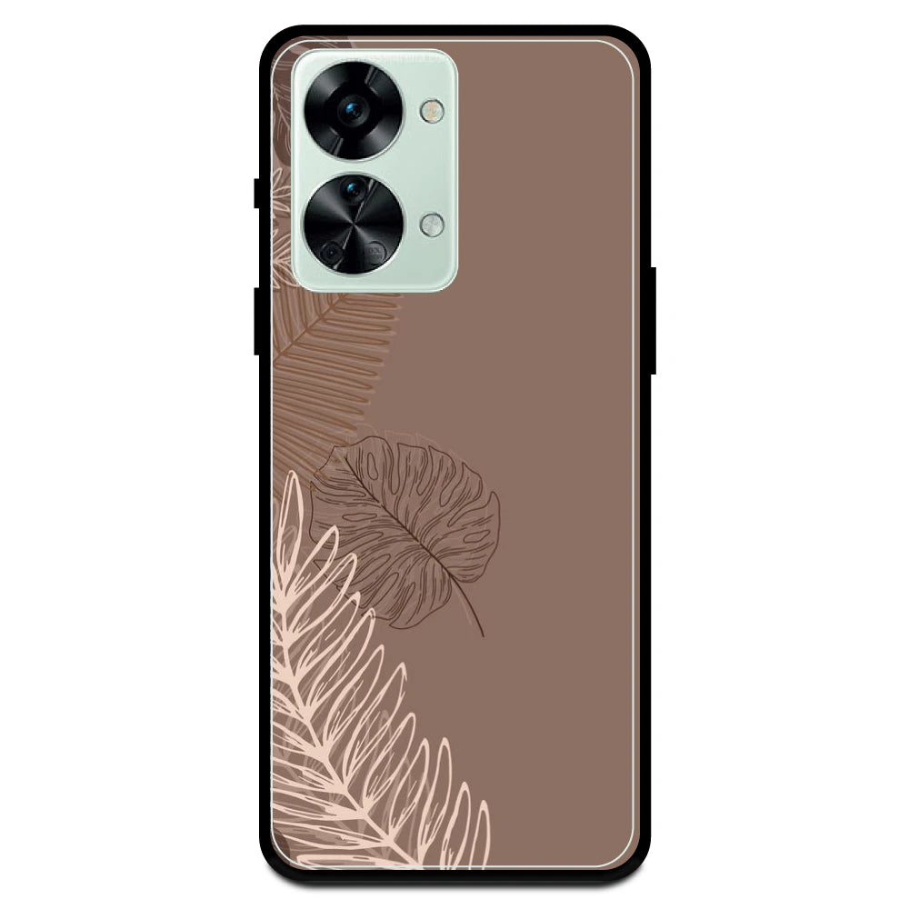 Brown Leaves Armor Case OnePlus Nord 2T