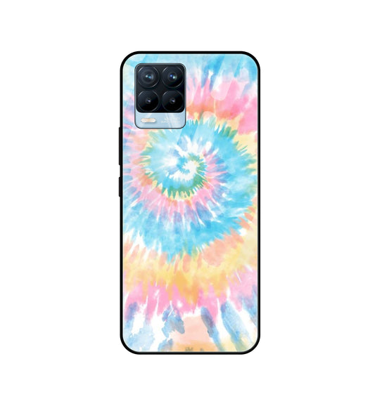 Pastel Tie Dye - Glass Case For Realme Models