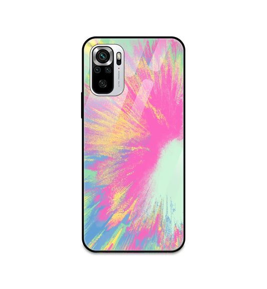 Pastel Splash Tie Dye - Glass Case For Redmi Models