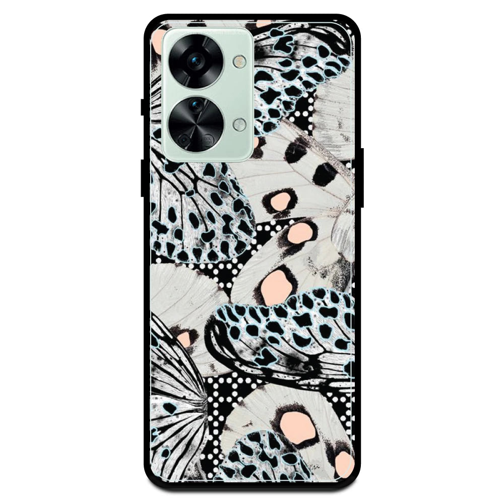White Butterflies Armor Case OnePlus Nord 2T