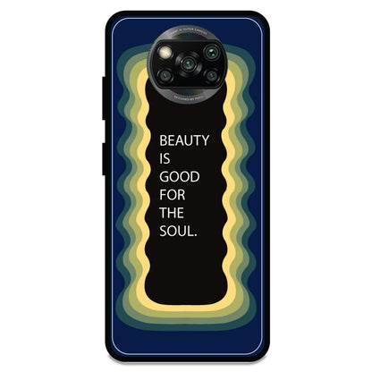 'Beauty Is Good For The Soul' - Armor Case For Poco Models Poco X3