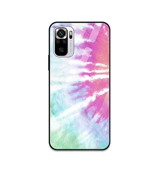 3 Color Splash Tie Dye - Glass Case For Redmi Models