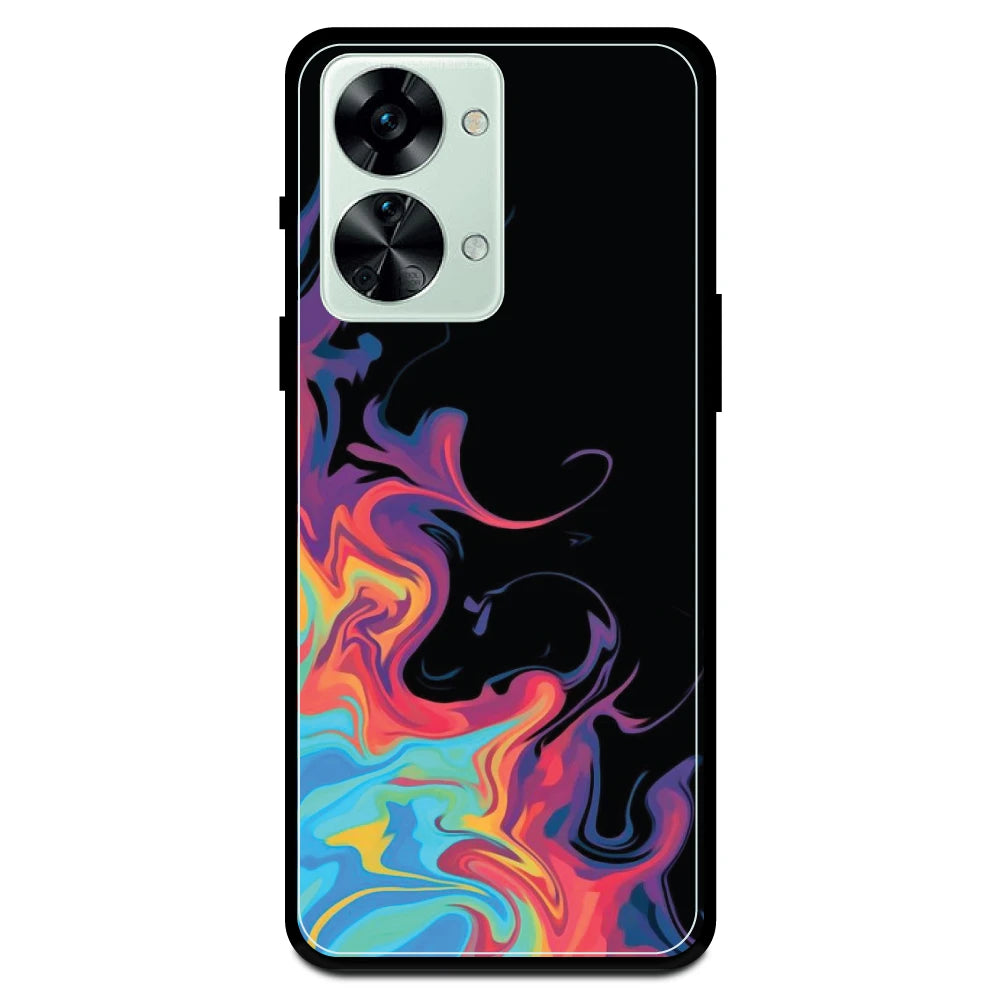 Rainbow Watermarble Armor Case OnePlus Nord 2T