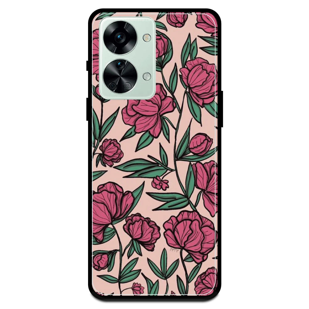 Pink Roses Armor Case OnePlus Nord 2T