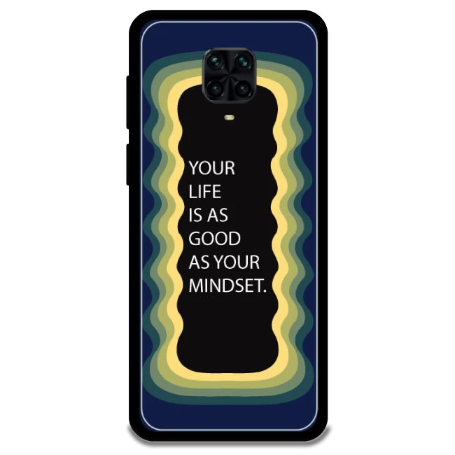 'Your Life Is As Good As Your Mindset' - Armor Case For Poco Models Poco M2 Pro