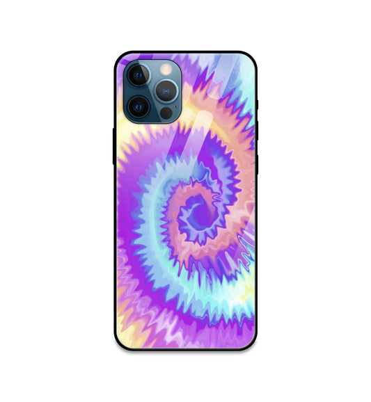 Unicorn Tie Dye - Glass Cases For iPhone Models