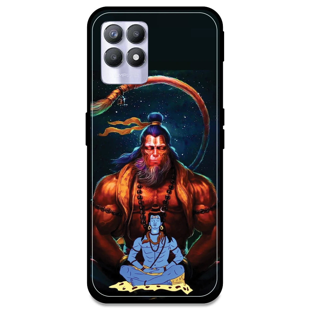 Lord Shiva & Lord Hanuman - Armor Case For Realme Models Realme 8i