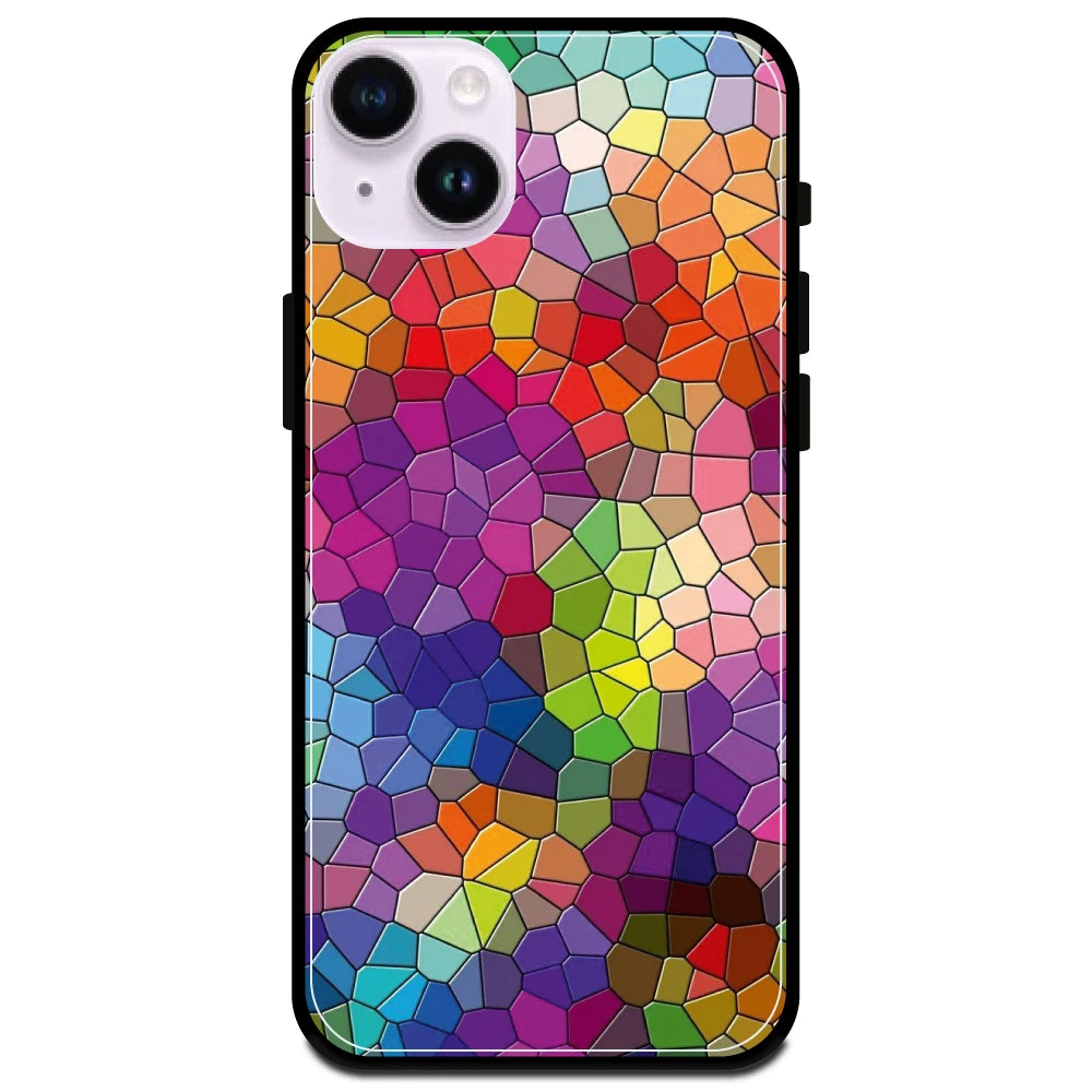 Rainbow Mosiac - Armor Case For Apple iPhone Models 14 Plus