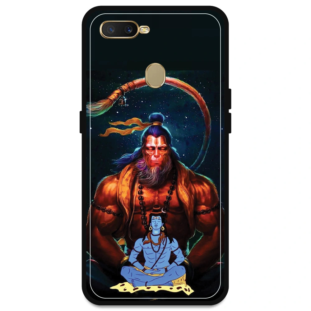 Lord Shiva & Lord Hanuman - Armor Case For Oppo Models Oppo A7