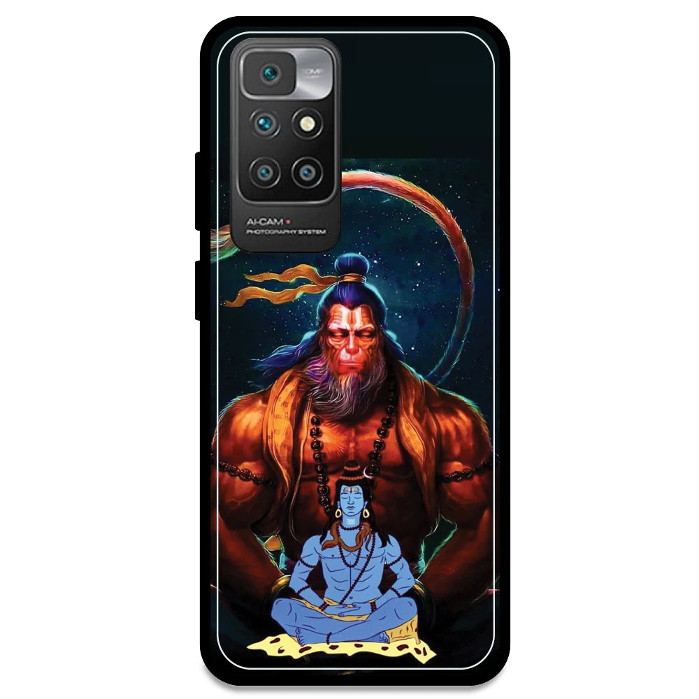 Lord Shiva & Lord Hanuman - Armor Case For Redmi Models Redmi Note 10 Prime