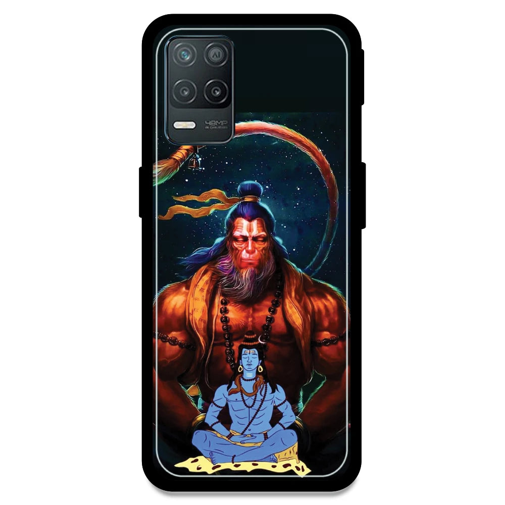 Lord Shiva & Lord Hanuman - Armor Case For Realme Models Realme 8 5G