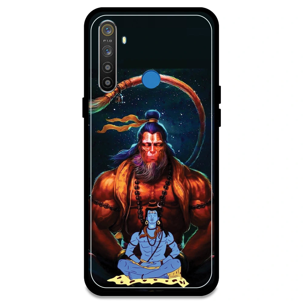 Lord Shiva & Lord Hanuman - Armor Case For Realme Models Realme 5S